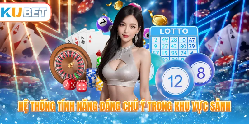 Hệ thống tính năng đáng chú ý trong khu vực sảnh